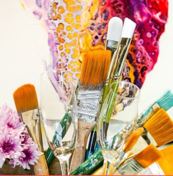 Fractured Abstract Water Colour Workshop Wednesday 19th July 10am - 2pm