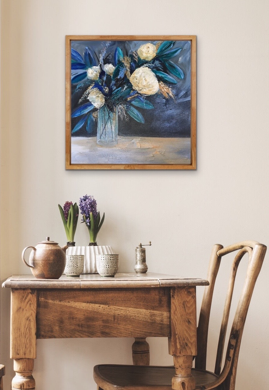 Blooms in Blue
