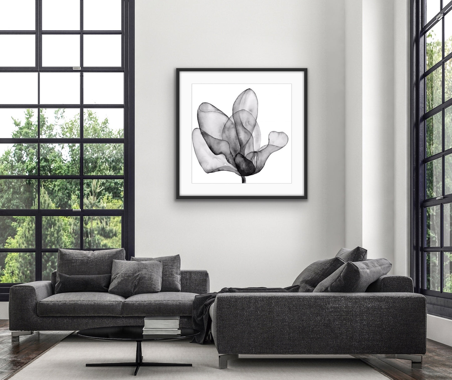 Dancing Bud Black & White