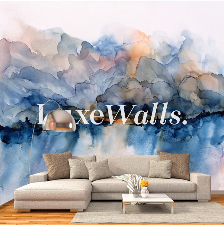 Wallpaper Sirocco Blue Tones
